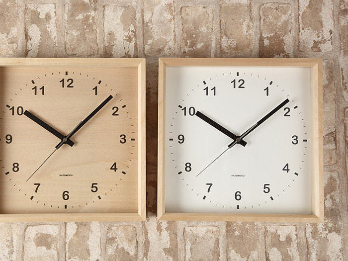 郡上踊りで有名な郡上八幡で観光体験のカトモクのお店を運営する加藤木工が作る日本製セイコー電波壁掛け時計