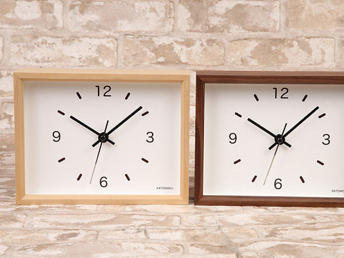 郡上踊りで有名な郡上八幡で観光体験のカトモクのお店を運営する加藤木工が作る日本製セイコー電波壁掛け時計