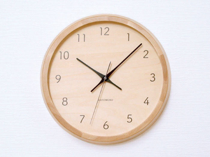 郡上踊りで有名な郡上八幡で観光体験のカトモクのお店を運営する加藤木工が作る日本製セイコー電波壁掛け時計