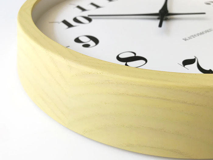 郡上踊りで有名な郡上八幡で観光体験のカトモクのお店を運営する加藤木工が作る日本製セイコー電波壁掛け時計