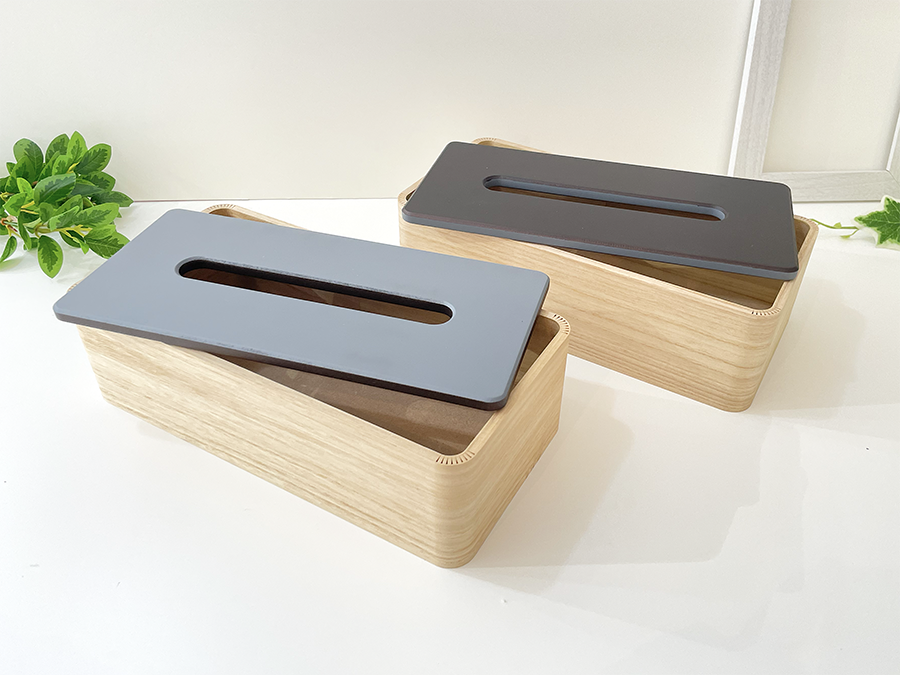 KATOMOKUのカラフルでシンプル、そしておしゃれなな日本製テイッシュケース