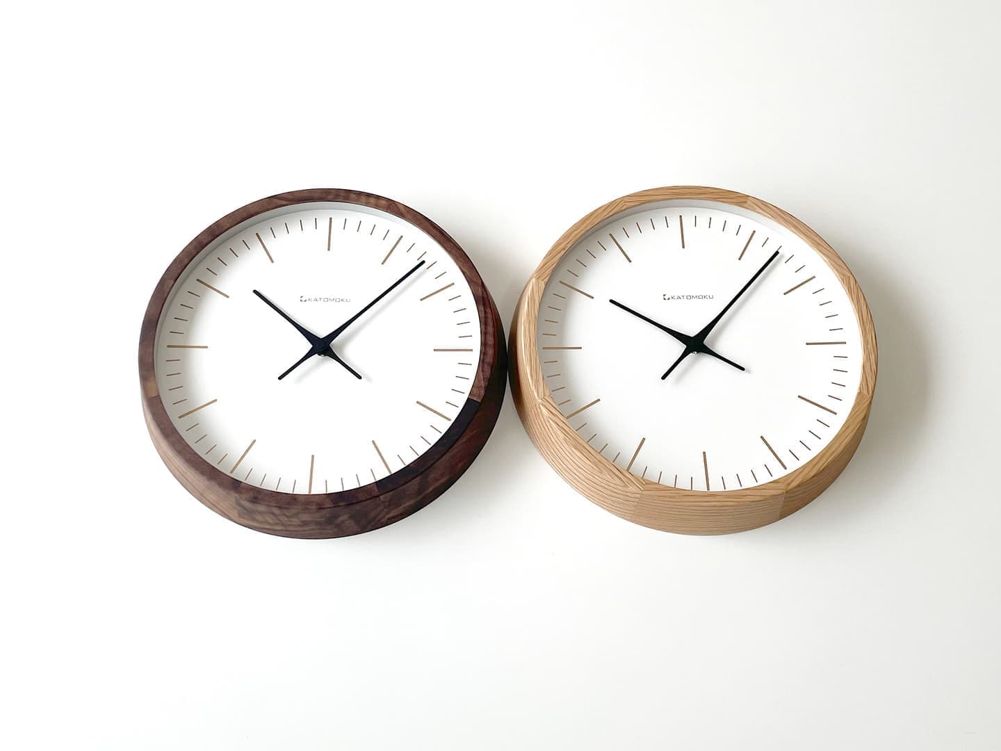 郡上踊りで有名な郡上八幡で観光体験のカトモクのお店を運営する加藤木工が作る日本製セイコー電波壁掛け時計