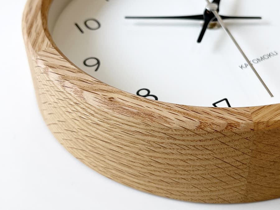 郡上踊りで有名な郡上八幡で観光体験のカトモクのお店を運営する加藤木工が作る日本製セイコー電波壁掛け時計