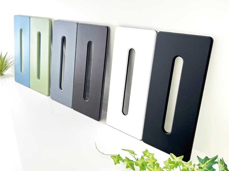 KATOMOKUのカラフルでシンプル、そしておしゃれなな日本製テイッシュケース