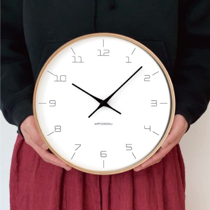 時計 掛け時計 壁掛け時計 木の時計 木製 ガラスなし 静音 静か 曲げわっぱ 安心 安全 防災 地震対策 ナチュラル カラー シンプル インテリア 雑貨 サイズ 国産 岐阜県 郡上八幡