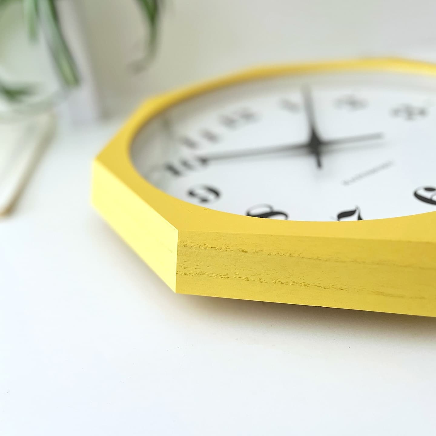 掛け時計 時計 壁掛け時計 静か 無音 静音 木の時計 木製 木工 木材 無垢材 天然素材 連続秒針 スイープムーブメント インテリア 八角形 縁起物 日本製 国産 岐阜県 郡上市 郡上八幡 郡上踊り 